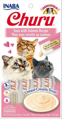 Inaba Churu Tuna with Salmon Recipe Creamy Cat Treat