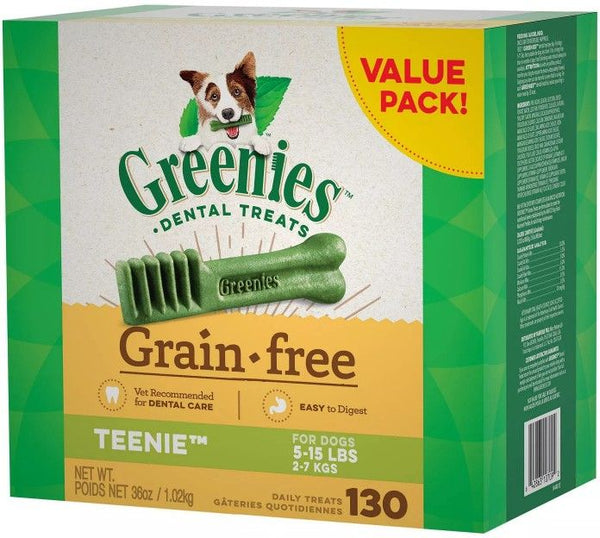 Greenies Grain Free Teenie Dental Dog Treat