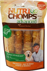 Nutri Chomps Advanced Twists Dog Treat Peanut Butter Flavor