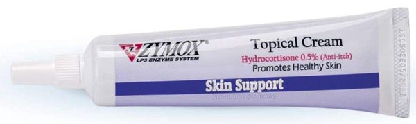 Zymox Skin Support Topical Cream with Hydrocortisone for Dogs and Cats