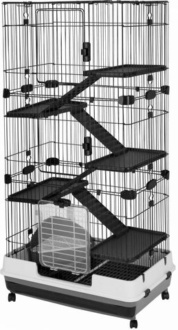AE Cage Company Nibbles Deluxe 6 Level Small Animal Cage 32"L x 21"W x 60"H