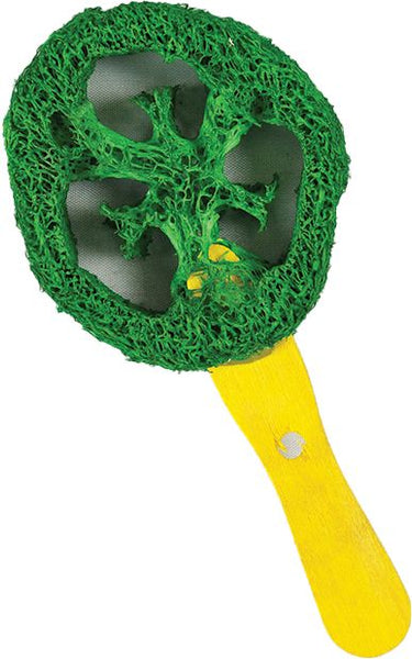 AE Cage Company Nibbles Lollipop Loofah Chew Toy