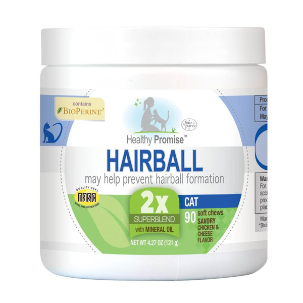 Four Paws Healthy Promise Hairball Control Supplements for Cats
