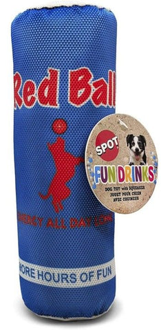 Spot Fun Drink Red Ball Plush Dog Toy