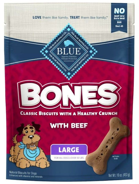 Blue Buffalo Classic Bone Biscuits with Beef Large