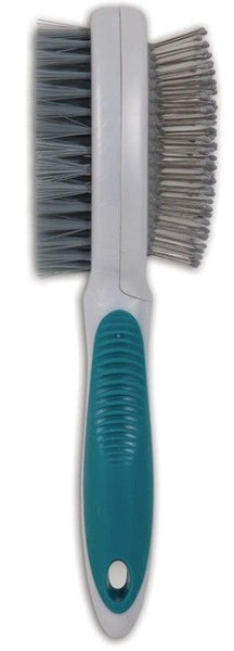 JW Pet Furbuster 2-In-1 Pin and Bristle Brush for Dogs