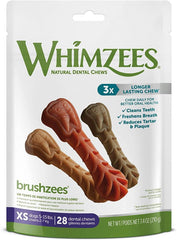 Whimzees Brushzees Dental Treats X-Small