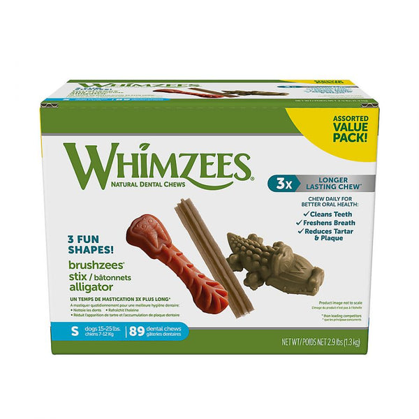 Whimzees Dog Dental Chew Small Variety Packs