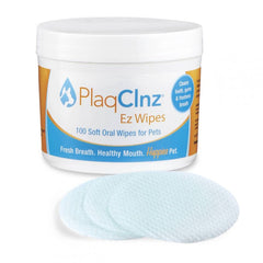 PlaqClnz EZ Oral Health Wipes for Dogs