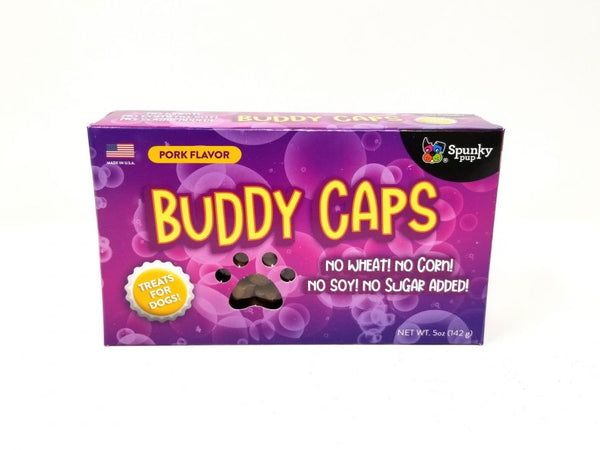 Spunky Pup Buddy Caps Pork Flavored Treats