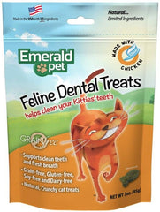 Emerald Pet Feline Dental Treats Chicken Flavor