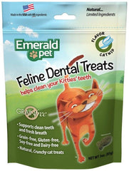 Emerald Pet Feline Dental Treats Catnip Flavor