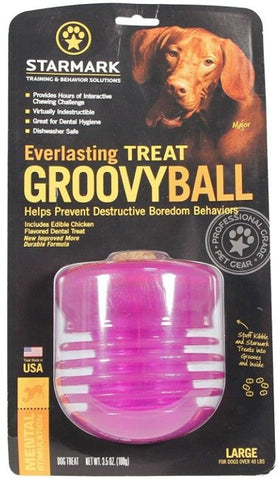 Starmark Everlasting Treat Groovy Ball Large