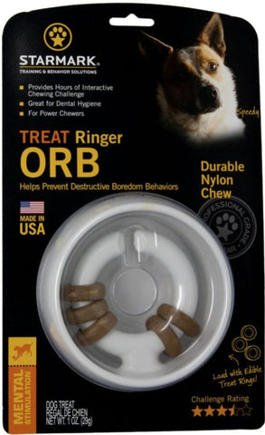 Starmark Orb Ringer Treat Toy