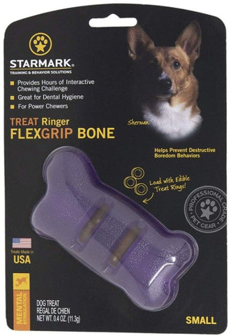 Starmark Flexigrip Ringer Bone Small
