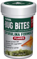 Fluval Bug Bites Spirulina Formula Flakes