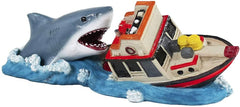 Penn Plax Jaws Boat Attack Aquarium Ornament