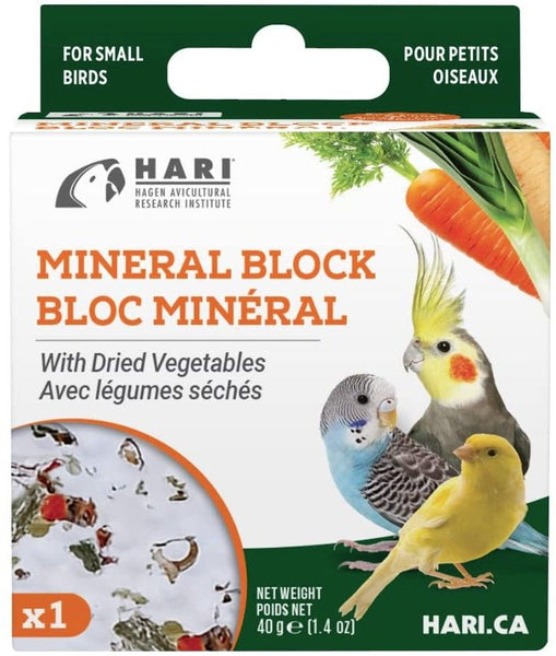 HARI Vegetable Mineral Block for Small Birds