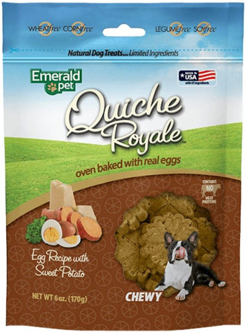 Emerald Pet Quiche Royal Sweet Potato Treat for Dogs