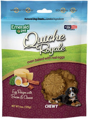 Emerald Pet Quiche Royal Bacon and Cheese Treat for Dogs