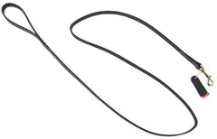 Circle T Leather Lead - 6' Long - Black