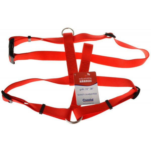 Tuff Collar Nylon Adjustable Harness - Red