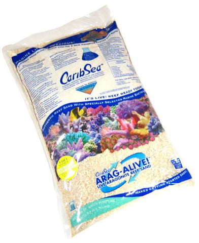 CaribSea Arag-Alive Live Aragonite Reef Sand - Special Grade Reef Sand