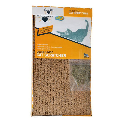 OurPets Cosmic Catnip Cosmic Double Wide Cardboard Scratching Post