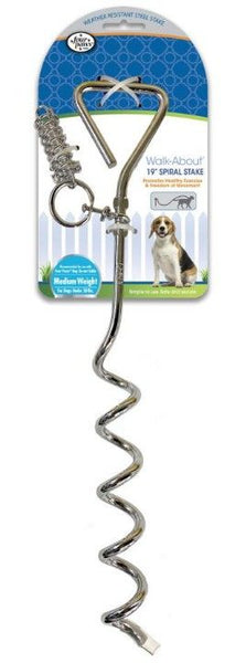 Four Paws Walk About Spiral Tie Out Stake