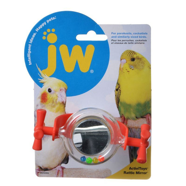 JW Insight Rattle Mirror Bird Toy
