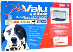 Precision Pet Pro Value by Great Crate - 1 Door Crate - Black