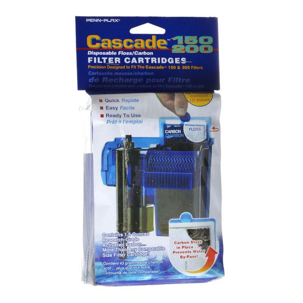 Cascade 150/200 Disposable Floss & Carbon Power Filter Cartridges