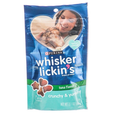 Purina Whisker Lickin's Crunch Lovers Tuna Flavored Cat Treats