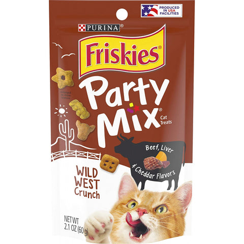 Friskies Party Mix Wild West Crunchy Cat Treats