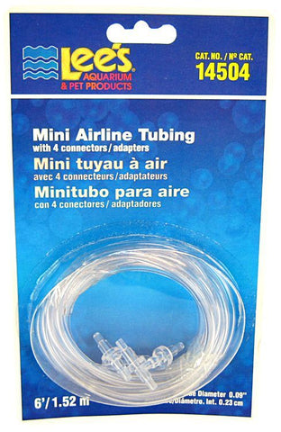 Lees Mini Airline Tubing with 4 Connectors