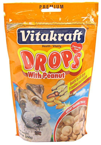 VitaKraft Drops with Peanut Dog Treats