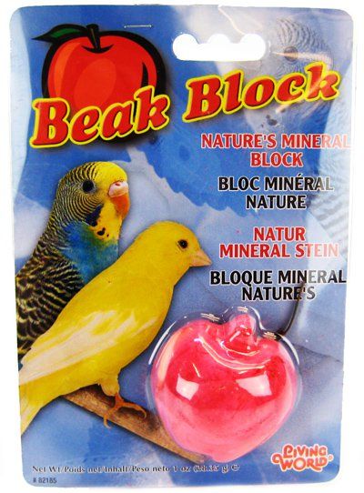 Living World Beak Block - Nature's Minerals - Apple