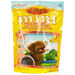 Zukes Mini Naturals Dog Treat - Savory Salmon Recipe