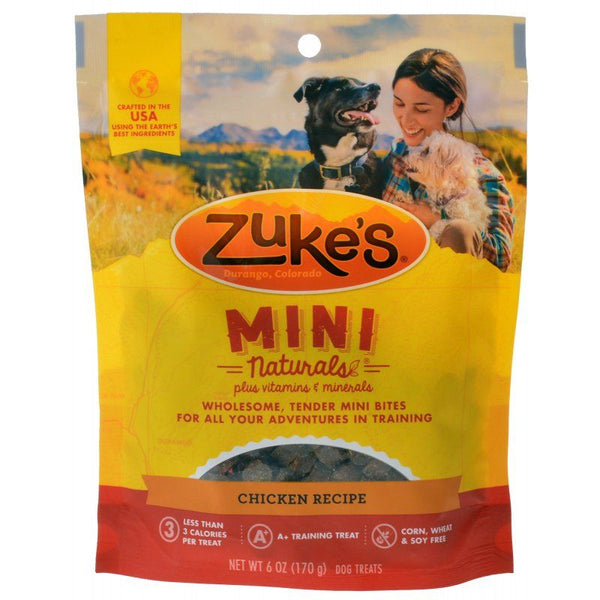 Zukes Mini Naturals Dog Treat - Roasted Chicken Recipe