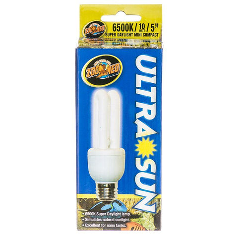 Zoo Med Aquatic Ultra Sun 6500K Compact Flourescent Daylight Bulb