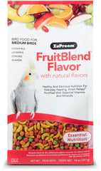 ZuPreem FruitBlend Flavor Bird Food for Medium Birds