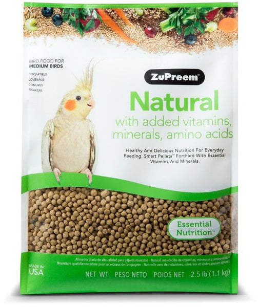 ZuPreem Natural Blend Bird Food - Cockatiel