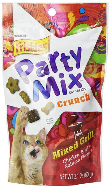 Friskies Party Mix Cat Treats - Mixed Grill Crunch
