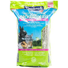 Vitakraft Fresh & Natural Orchard Grass - Soft Stemmed Grass Hay