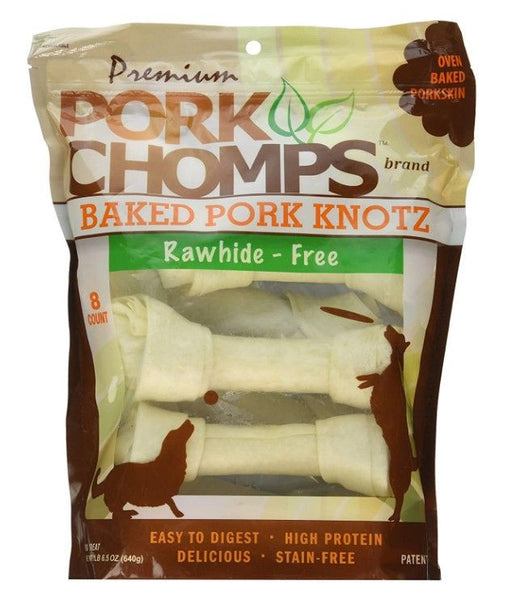 Pork Chomps Premium Pork Knotz - Baked