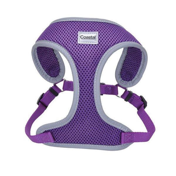 Coastal Pet Comfort Soft Reflective Wrap Adjustable Dog Harness - Purple