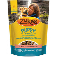 Zukes Puppy Naturals Dog Treats - Salmon & Chickpea Recipe