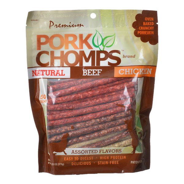 Premium Pork Chomps Assorted Munchy Sticks