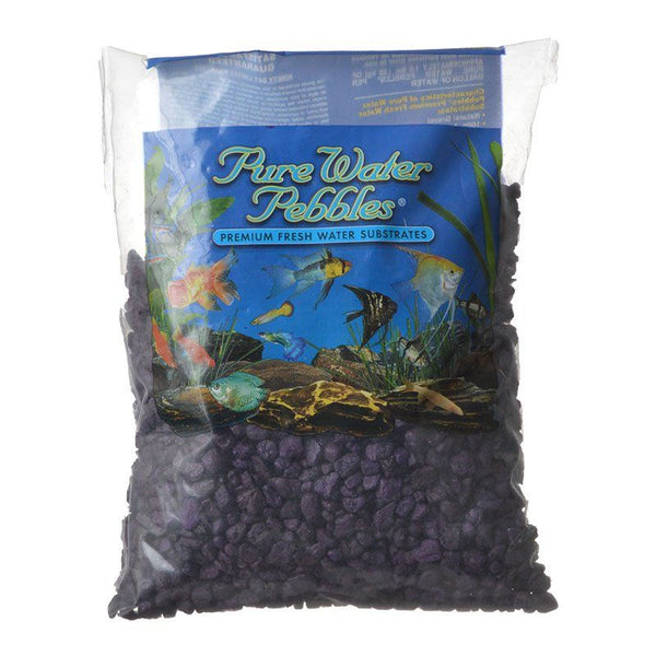 Pure Water Pebbles Aquarium Gravel - Purple Passion