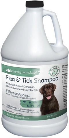 Miracle Care Natural Flea & Tick Shampoo for Dogs